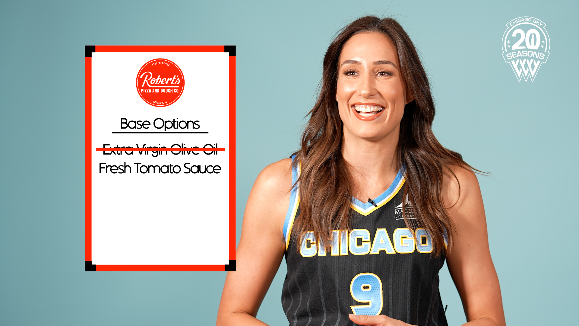 Chicago Sky x Robert's Pizza Present: Start, Bench, Cut